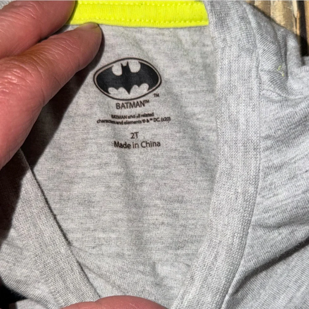 Batman Gray‎ T-Shirt with Neon Accents